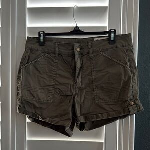 Olive Green Women's Shorts